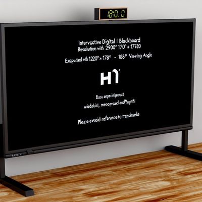 1920*1080 Resolution Interactive Digital Blackboard with HDMI Input and Wide 178° Viewing Angle