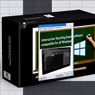 Interactive Teaching Board Software Compatible with All Windows Black or OEM Compatible